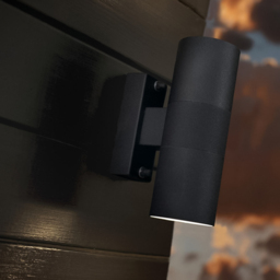 Nordlux Tin Black Double Outdoor Wall Light - Size: 17 x 6 x 13cm - Wilko - thumbnail 3
