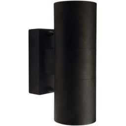 Nordlux Tin Black Double Outdoor Wall Light - Size: 17 x 6 x 13cm - Wilko - thumbnail 1