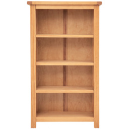 Lugo 4 Shelf Waxed Bookcase - Wood - Wilko - thumbnail 3