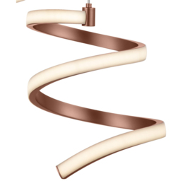 Cosylyte Nyah 3 Light Copper Spiral Cluster LED Pendant Light - Size: 25 x 40.5 x 24cm - Gold - Wilko - thumbnail 6
