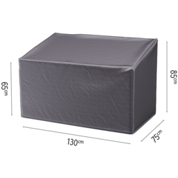 Platinum AeroCover Waterproof Garden Bench Cover 85 x 130 x 75cm - Size: 85 x 75 x 75cm - Grey - Wilko - thumbnail 7