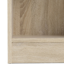 Florence Basic 4 Shelf Oak Narrow Tall Bookcase - Brown - Furniture to Go - Wilko - thumbnail 7