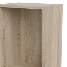Florence Basic 4 Shelf Oak Narrow Tall Bookcase - Brown - Furniture to Go - Wilko - thumbnail 6