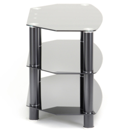 TTAP Vantage 2 Shelf Black TV Stand 800mm - Size: 50.7 x 80 x 40cm - Wilko - thumbnail 5