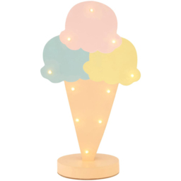 Premier Housewares Ice Cream LED Light - Size: 25 x 16 x 48cm - Multi - Wilko - thumbnail 3