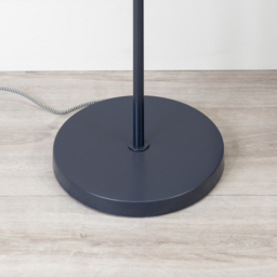 ValueLights Stassi Dark Navy Mushroom Dome LED Floor Lamp - Size: 158 x 3.5 x 35cm - Blue - Wilko - thumbnail 6