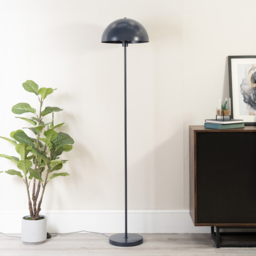 ValueLights Stassi Dark Navy Mushroom Dome LED Floor Lamp - Size: 158 x 3.5 x 35cm - Blue - Wilko - thumbnail 4