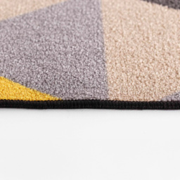 Desire Rugs Havana Dark Gold Geometric Anti Slip Door Mat 90 x 57cm - Size: 57 x 90cm - Wilko - thumbnail 4