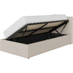 GFW Single Natural Side Lift Ottoman Bed - Cream - Wilko - thumbnail 4