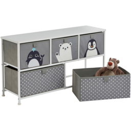 Liberty House Toys 5 Drawer Arctic Kids Storage Chest - Size: 55 x 100 x 300cm - Wilko - thumbnail 5