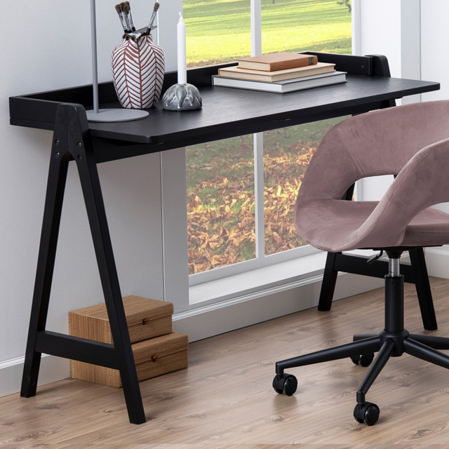 Florence Miso Black Office Desk - Furniture To Go - Wilko - image 1