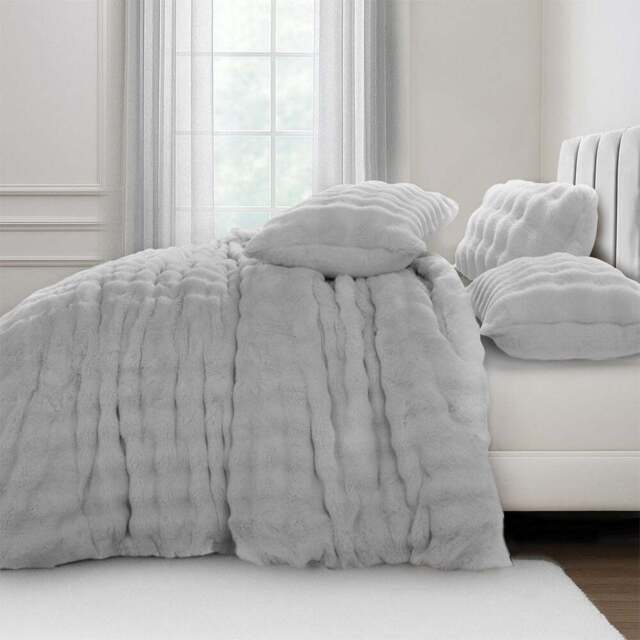 Sweet Dreams Single Silver Alpine Duvet Set - Wilko - image 1