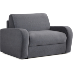 Jay-Be Deco Brushed Twill Admiral Snuggler Sofa Bed with e-Sprung Mattress - Size: 3 Seater - Grey - Wilko - thumbnail 3