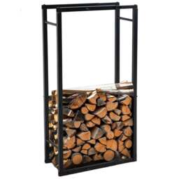 Extendable Log Holder - Black - Wilko - thumbnail 1