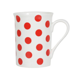 Bone China Dotted Mug - Size: 11 x 10 x 10cm - Wilko - thumbnail 4