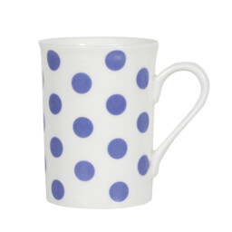 Bone China Dotted Mug - Size: 11 x 10 x 10cm - Wilko - thumbnail 3