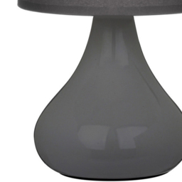 Premier Housewares Bulbus Grey Ceramic Table Lamp - Size: 14 x 14 x 26cm - Wilko - thumbnail 6