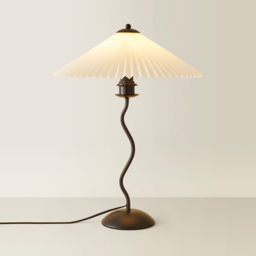 ValueLights Wiggle Black and White Origami Paper Shade Metal LED Table Lamp - Size: 55 x 44 x 44cm - Wilko - thumbnail 4
