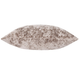 Paoletti Verona Oyster Square Crushed Velvet Cushion - Size: 55 x 55 cm - Multi - Wilko - thumbnail 3