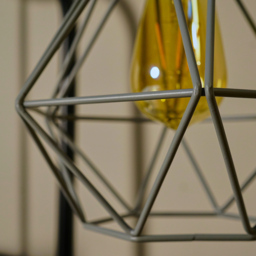 ValueLights Diablo Grey Industrial Wire Frame Pendant Shade - Size: 20 x 20 x 23cm - Wilko - thumbnail 5