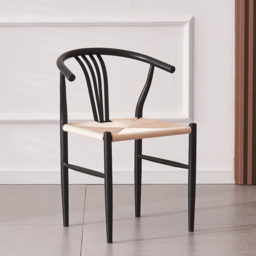 Ashford Set of 2 Black Iron Dining Chairs - Wilko - thumbnail 3