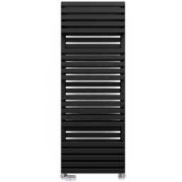 Terma Quadrus Bold 2847BTU Metallic Black Heated Towel Rail 1185 x 450mm - Size: 118.5 x 45 x 12.2cm - Wilko
