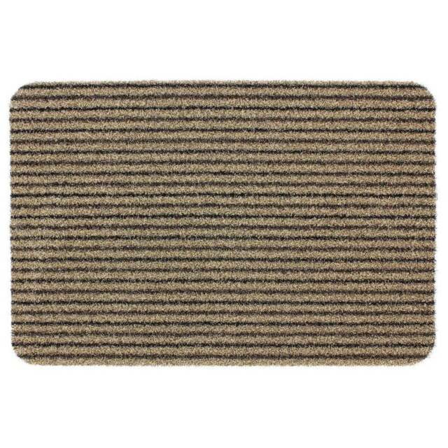 JVL Infinity Beige Scraper Door Mat 50 x 75cm - Cream - JVL Homewares - Wilko - image 1