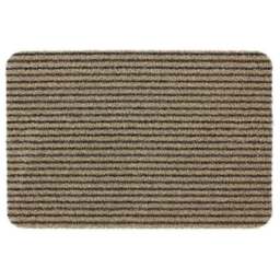 JVL Infinity Beige Scraper Door Mat 50 x 75cm - Cream - JVL Homewares - Wilko