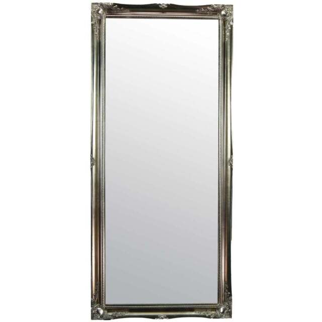 Hamilton Vintage Silver Antique Design Large Dress Mirror 167 x 76cm - MirrorOutlet - Wilko - image 1