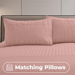 Velosso Single Pink Paloma Duvet Set - Wilko - thumbnail 3