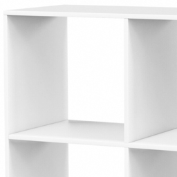 Costway 4 Shelf White Bookcase - Wilko - thumbnail 4