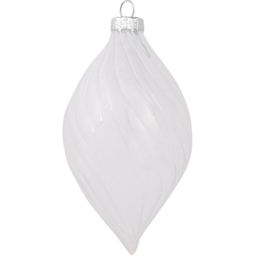 Clear White Feather Bauble - White - Size: 1 Piece - Wilko - thumbnail 3