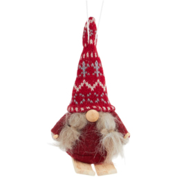 Hanging Mouse on Skis Multicolour - Santa's Chalet - Wilko - thumbnail 6
