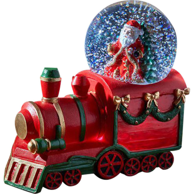 Marco Paul All Aboard LED Santa Snow Globe - Size: 37 x 38 x 29cm - Multi - Wilko - image 1