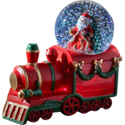 Marco Paul All Aboard LED Santa Snow Globe - Size: 37 x 38 x 29cm - Multi - Wilko - thumbnail 1