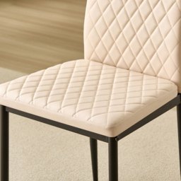 Indoor Living Colorado Emily 4 Seater Dining Set Champagne - Cream - Wilko - thumbnail 5