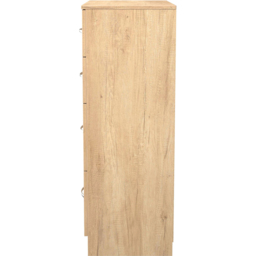 Crowndale Avon 4 Drawer Nebraska Oak Deep Chest of Drawers Ready Assembled - Wilko - thumbnail 4