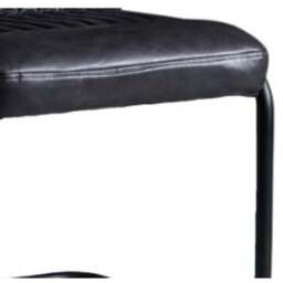 Brooklyn Napoli Set of 2 Dark Grey Dining Chair - Brown - Wilko - thumbnail 4