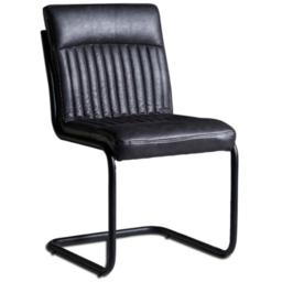 Brooklyn Napoli Set of 2 Dark Grey Dining Chair - Brown - Wilko - thumbnail 3