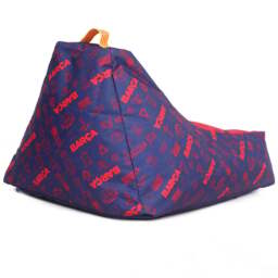 Kaikoo Barcelona Blue and Red Print Kids Tripod Chair - Size: 60  x 74  x 50cm - multi - Wilko - thumbnail 6