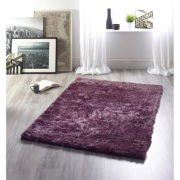 Origins Mauve Glamour and Shimmer Rug 120 x 170cm - Purple - Origins Rugs - Wilko - thumbnail 3