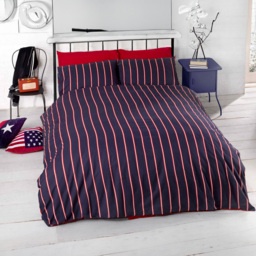 Rapport Home Don't Wake Me Up Double Navy Duvet Cover Set - Cream - Wilko - thumbnail 3