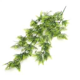 Leaf Boston Fern Hanging Artificial Plant 2ft - Size: 75 x 30 x 10cm - Green - Wilko - thumbnail 3