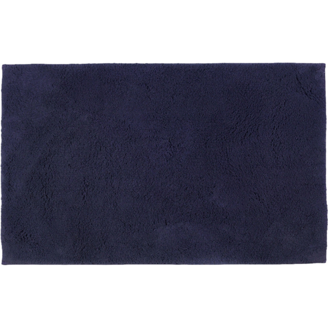 Allure Bath Fashions Hotel Luxury Navy Deep Pile Bath Mat 50 x 80cm - Blue - Wilko - image 1