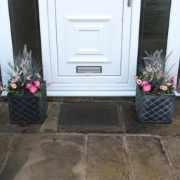 JVL Grey Border Mud Grabb Scraper Doormat 40 x 60cm - JVL Homewares - Wilko - thumbnail 3
