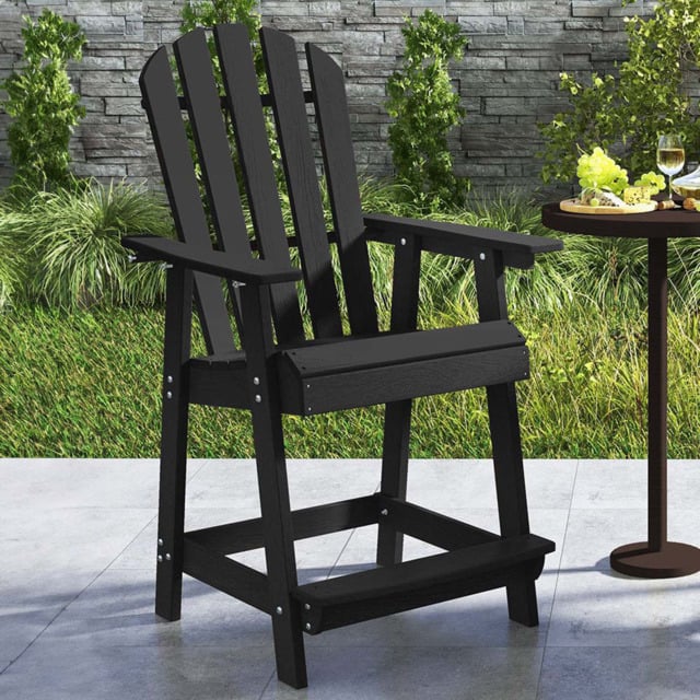 Costway Black Outdoor Chair - Wilko - image 1