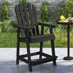 Costway Black Outdoor Chair - Wilko - thumbnail 1