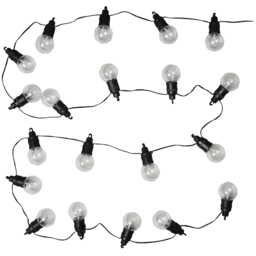 ValueLight Maritta Black Outdoor String Festoon Light Set of 10 - Size: 14 x 636 x 12cm - ValueLights - Wilko - thumbnail 3