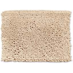 Allure Bath Fashions Jumbo Luxury Stone Deep Pile Non-Slip Bobble Bath Mat 50 x 70cm - Brown - Wilko