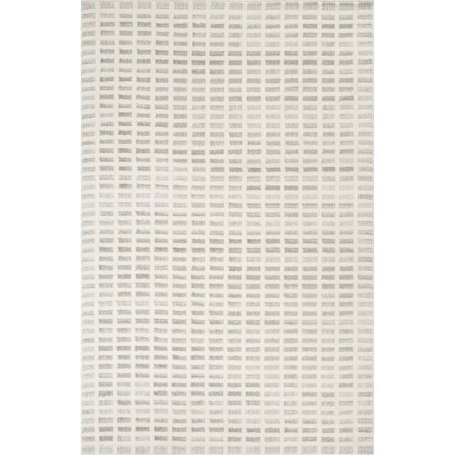Desire Rugs Mabel Stone Grid Design Rug 120 x 170cm - Size: 170 x 120 x 1.3cm - Grey - Wilko - image 1